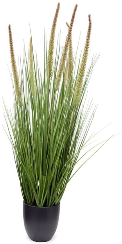 Oosterik Home Pennisetum siergras in pot H 104 cm kunstplant