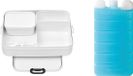 Unyqoos® set de boîtes à lunch Bento 2 pièces, Nordic White