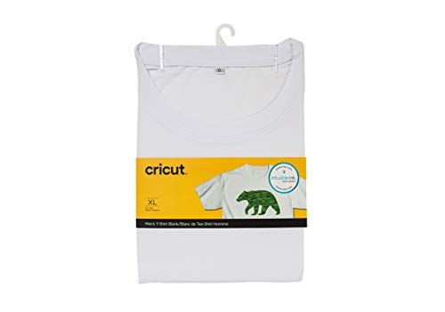 CRICUT Infusible Ink Heren T-Shirt met Ronde Hals - Wit - XL