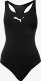 Puma Vrouwen Racerback Badpak Zwart Maat M