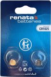 Renata CR1025 Lithium Knoopcel Batterijen - 3V - 2 stuks