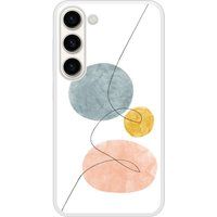Samsung Beschermende siliconen case compatibel met Galaxy S23 One line blauw