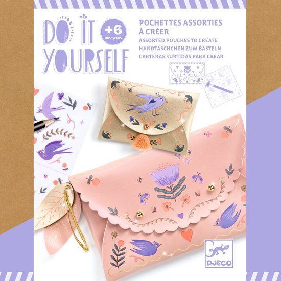 Djeco Knutselset Sweet Fashionista - Creatieve Tasjes Maken