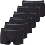 Schiesser Boxershorts Uncover 6-pack zwart