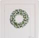 Mica Decorations Kerstkrans/dennenkrans - groen - verlichting en kunstsneeuw - D60 cm