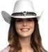 Boland Hoed cowboy Django wit - 59 cm - Volwassenen - Unisex