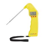 Hygiplas Easytemp thermometer geel - opvouwbare sonde -50 °C tot 300 °C