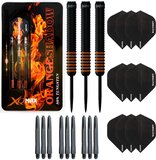 Dragon Darts Orange Shadow - Dartpijlen - 21 gram - Zwart/Oranje