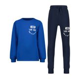 Vingino pyjama met tekst hardblauw/donkerblauw