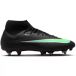 Nike Mercurial Superfly 11 Academy Sg-pro Anti-clog Shadow - Noir/illusion Green - Terrain Gras (Sg), pointure 47½