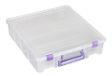 ArtBin Super Satchel Organizer-opbergdoos met 1 compartiment, doorzichtige knutsel-organizer