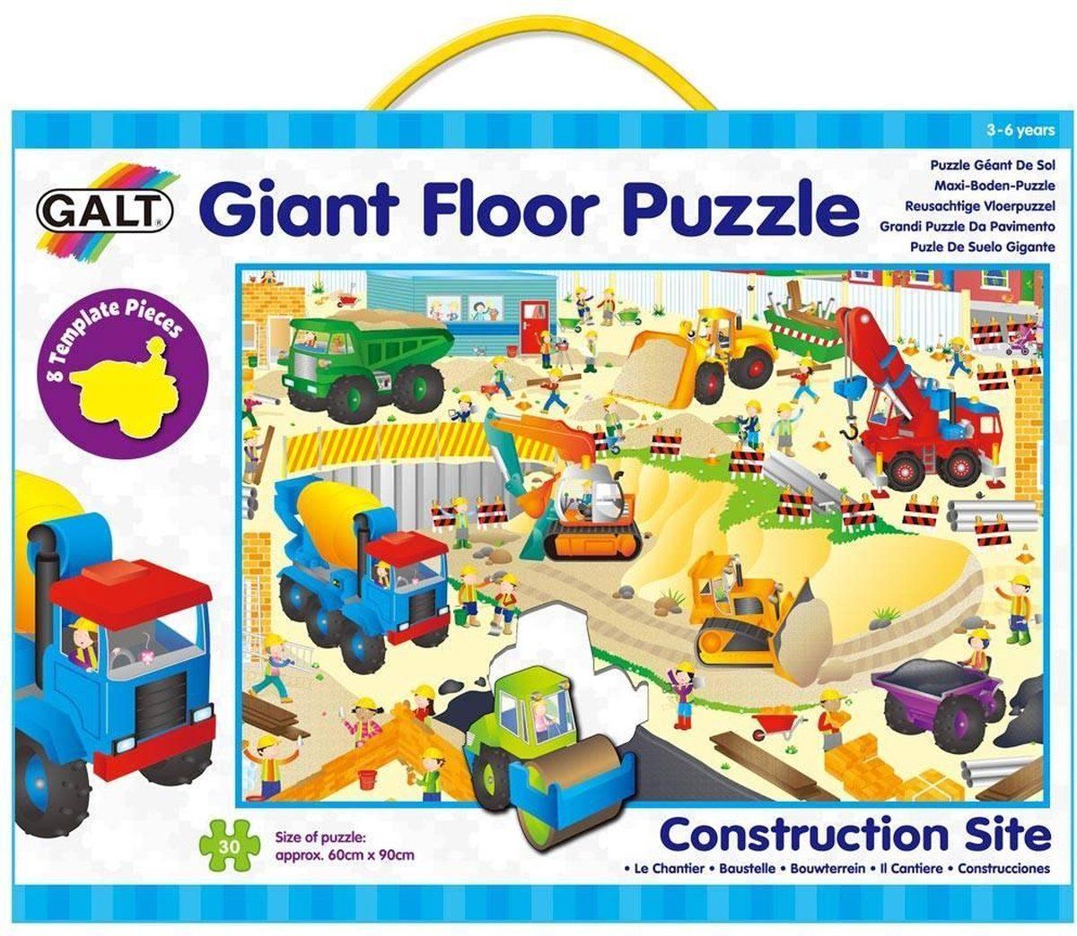 Galt Giant floor puzzel Construction Site