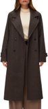 VERO MODA manteau d'hiver avec ceinture - marron