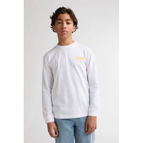 Petrol Industries longsleeve met backprint wit