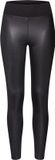 Urban Classics Faux Leather High Waist Dames Legging - Zwart - L