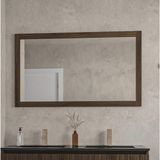 Saniclass Holz Base Spiegel - 120x70cm - Donker eiken mat