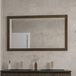 Saniclass Holz Base Spiegel - 120x70cm - Donker eiken mat