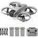 SZSMART A11U Drone met verstelbare 720P-camera, optische flow en 3 accu's voor beginners en enfants - Grijs