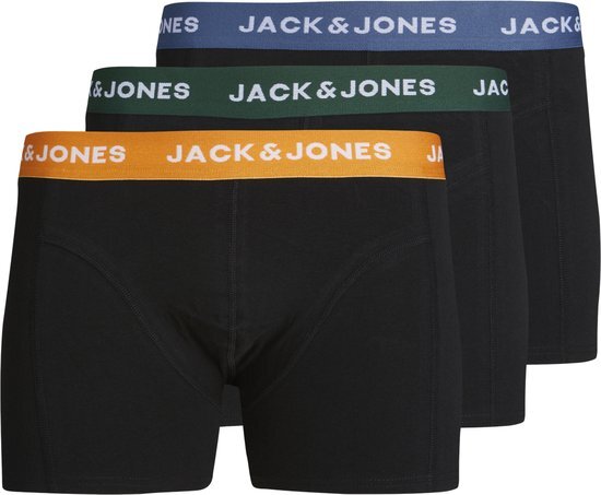 JACK&amp;JONES JUNIOR JACGAB TRUNKS 3 PACK JNR NOOS Jongens Onderbroek - Maat 140