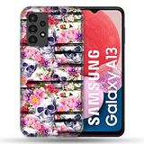 Beschermhoes Samsung Galaxy A13 Beschermhoes met Doodskop Motief