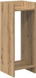 vidaXL Plantenstandaard Artisanaal eiken 30 x 30 x 80 cm Bewerkt hout