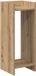 vidaXL Plantenstandaard Artisanaal eiken 30 x 30 x 80 cm Bewerkt hout