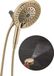 Delta 75655CZ 6-Setting In2ition 2-in-1 Douchekop met Handdouche, Geborsteld Goud