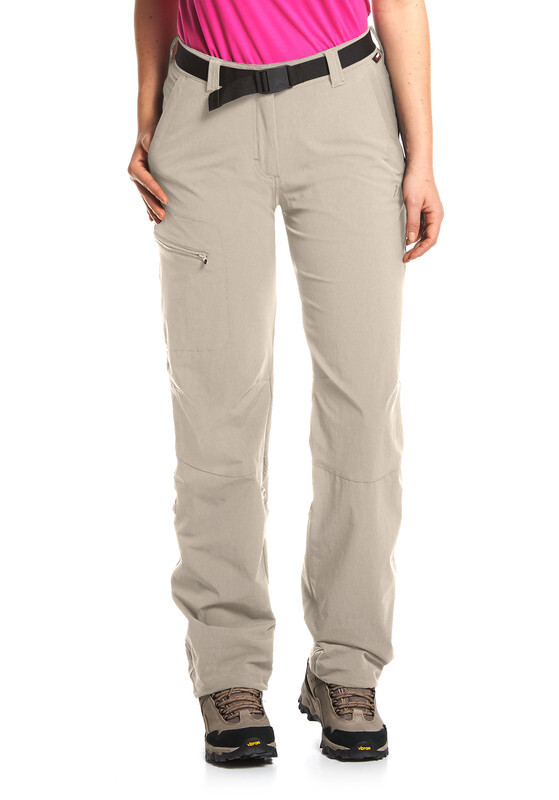 Maier Sports Lulaka lange broek Dames beige 48 2017 Trekking- & Wandelbroeken