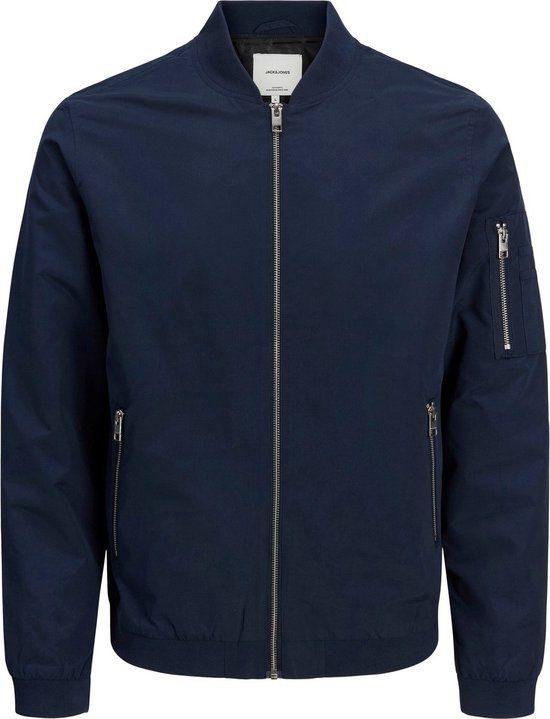 JACK&JONES JJERUSH BOMBER NOOS Men's Jacket - Size S - Navy Blazer