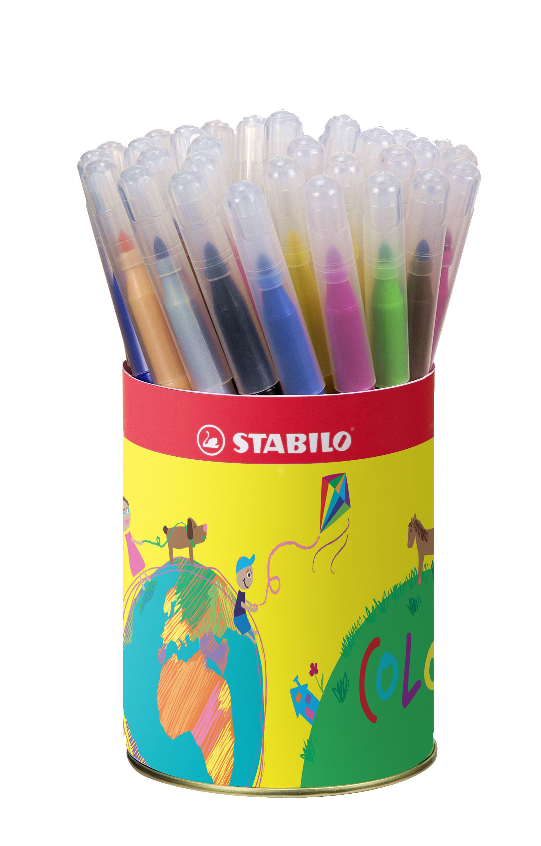 Stabilo Power - Kleurstiften - 36 stuks - Metaal doosje