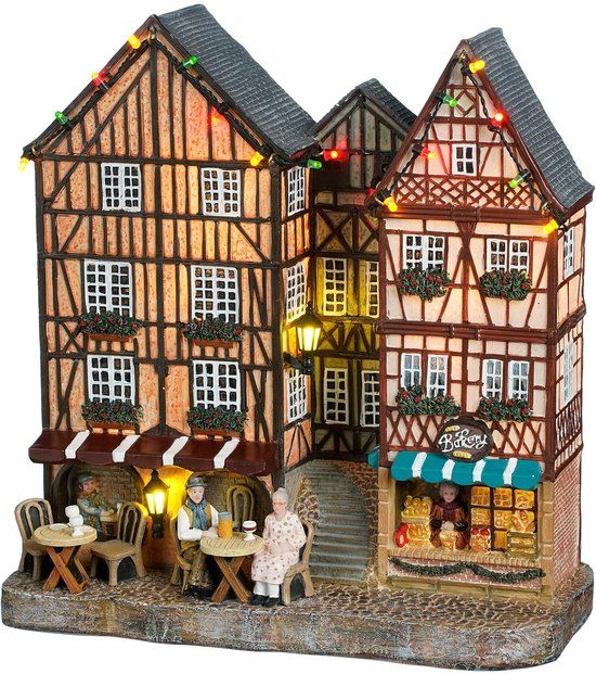 Luville Façade Street Polyresin Multi 25 cm