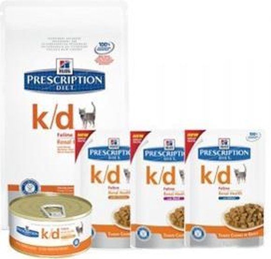 Hill's Prescription Diet Hill's Pr Diet Feline k/d Salmon - 4x12x85 g