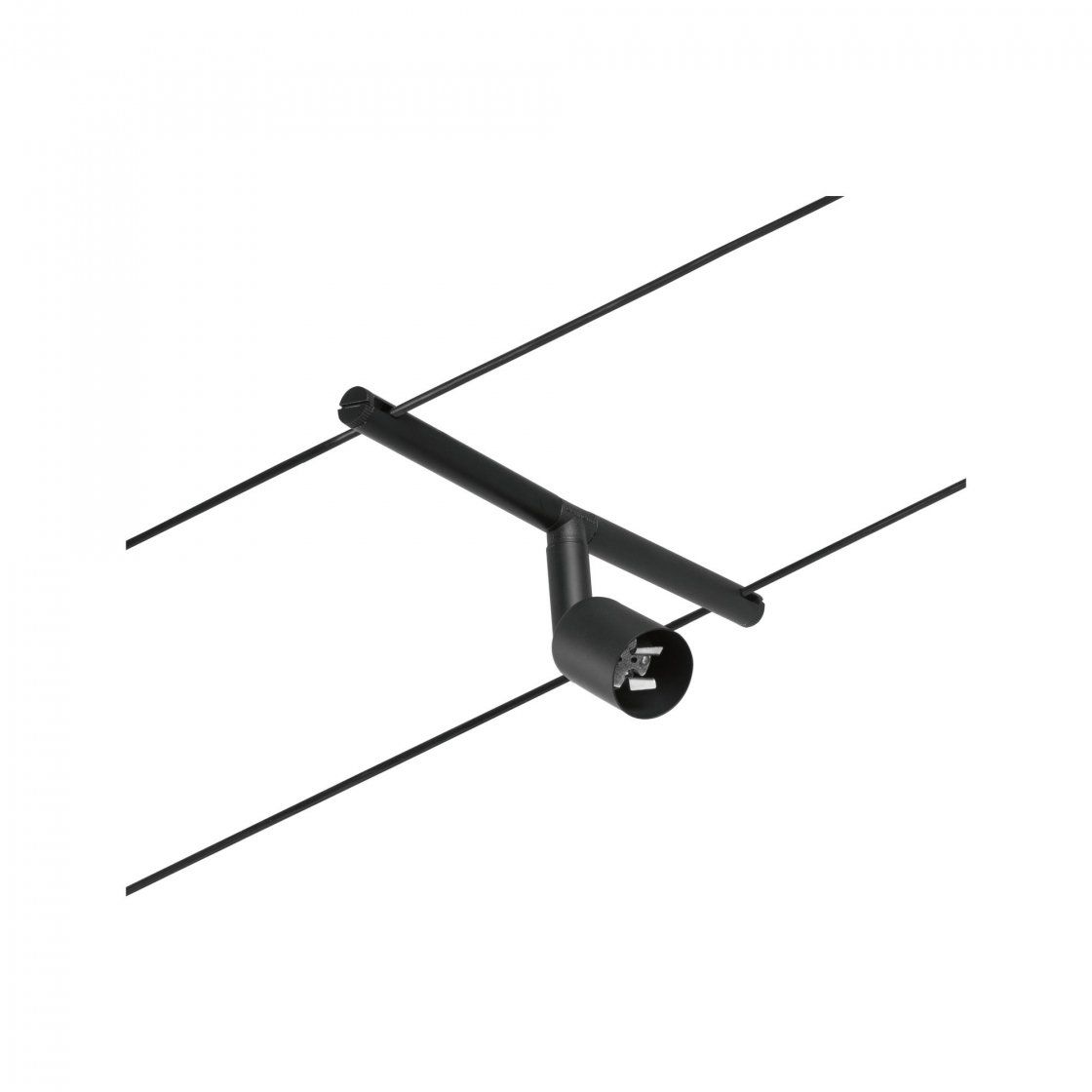 Paulmann Salt Kabelverlichting - Basisset - 5x10W | GU5.3 | 230/12V - Mat Zwart