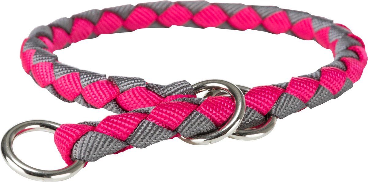 TRIXIE Cavo Anti-Trek Halsband - Roze - S (25-31 cm)