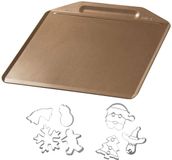 Zenker Ovenbakplaat zonder rand en 7 kerstuitstekers