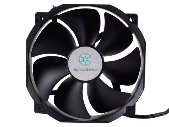 Silverstone FHP141 - Ventilator - Zwart