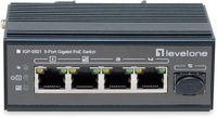 LevelOne IGP-0501 netwerk-switch Gigabit Ethernet (10/100/1000) Power over Ethernet (PoE) Zwart