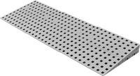 Homecare Innovation Drempelhulp Buiten - 3,8 tot 5,4 cm (H) x 87,5 cm (B) - Verstelbare Oprijplaat / Drempelplaat - Oprijhelling - 2 laags
