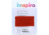 koord Natuurlijk leer koord, rood, 1,5 mm, 5 m.