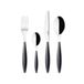 Guzzini - Feeling, 24-delige bestekset, grijs, 15,8 x 7,5 x h25,5 cm