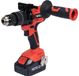 Yato YT-82790 18V Cordless Drill with Pistol Grip - Brushless - Black/Red