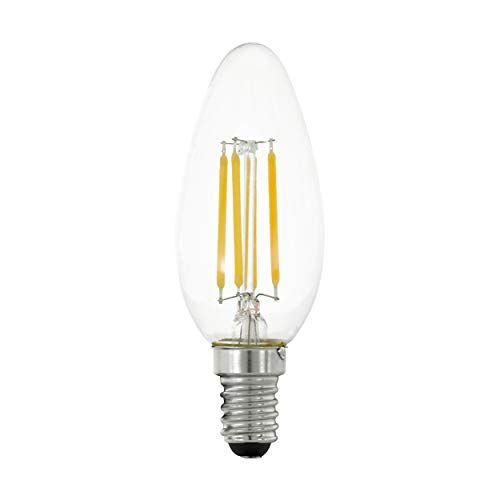 EGLO Edison LED Lamp - E14 - Dimbaar - Kaarsvorm - 4.5W (vervangt 40W) - 470 Lumen - Warmwit - 2700K - Ø 3.5 cm