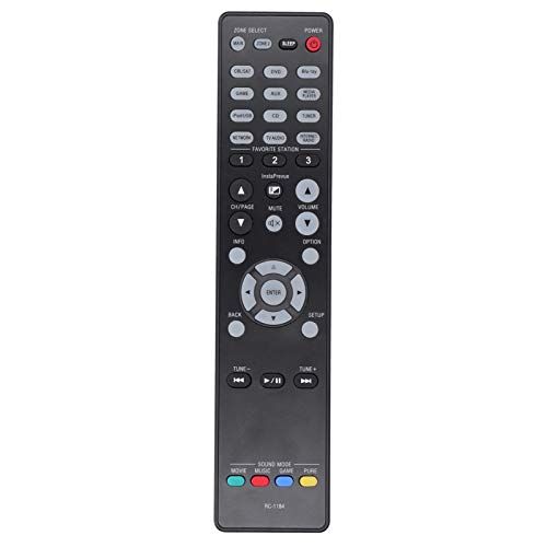 Goshyda Afstandsbediening voor tv, voor Denon RC - 1184 / RC - 1183 / AVR - X3000 / AVR - X2000 / AVR - E400 / AVR - 2313 / AVR - S800CI