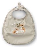 Elodie Details Feeding/messy bib, Grey, Unisex, Baby (0 - 2 years), Monochromatic, Easy to clean, Waterproof, 270 mm, 1 piece(s), OEKO-TEX, PVC-free, Polyester