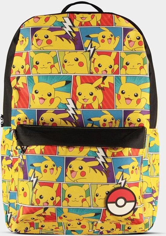 Difuzed Pokémon - Pikachu Rugzak - Allover Print