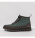 Art Unisex. 1158511UM003_0G3 bottines en cuir vertes (44), plates, 1 à 3 cm, lacets, décontractées