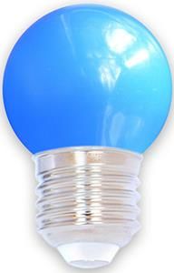 Enzo LED LED0156 kogellamp E27 blauw 1W