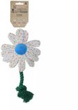 Hofman Animal Care Garden Paws Trektouw S - Extra Stevig Hondentouw - Hondenspeelgoed - Scarecrow Sky Flowers