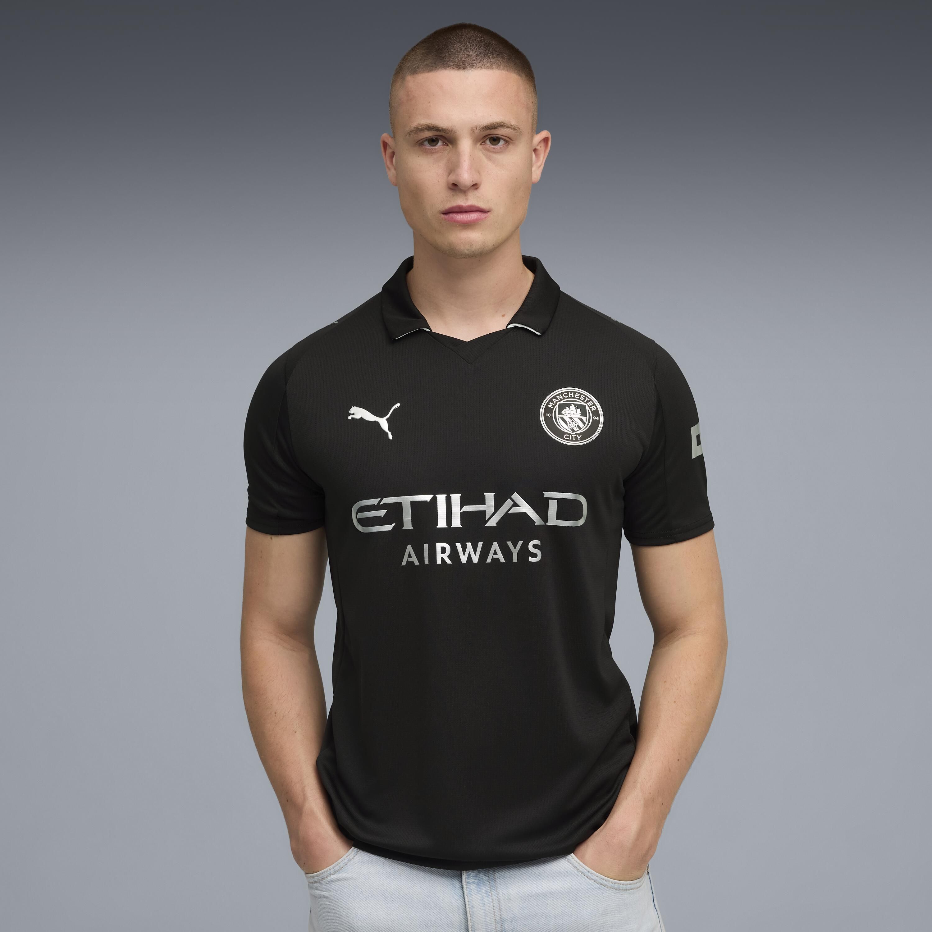 Puma Manchester City FC 25/26 Replica Away T-Shirt with Short Sleeves XL