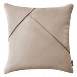 Room99 Be Glam Simple Velours Kussenhoes 45x45 Beige